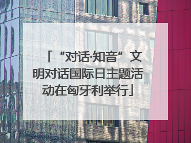 “对话·知音”文明对话国际日主题活动在匈牙利举行