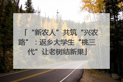 “新农人”共筑“兴农路”：返乡大学生“桃三代”让老树结新果