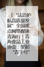 “法治护航高质量发展”全国重点网络媒体青海行｜青海食品工业协会：架起“青字号”美食的产业化桥梁