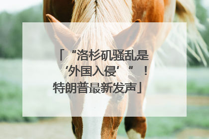 “洛杉矶骚乱是‘外国入侵’”！特朗普最新发声