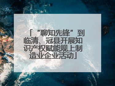 “聊知先锋”到临清、冠县开展知识产权赋能规上制造业企业活动