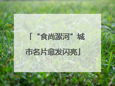 “食尚漯河”城市名片愈发闪亮