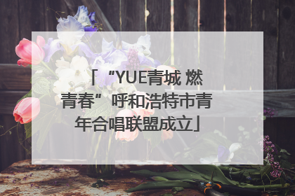 “YUE青城 燃青春”呼和浩特市青年合唱联盟成立