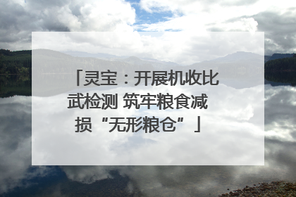灵宝：开展机收比武检测 筑牢粮食减损“无形粮仓”