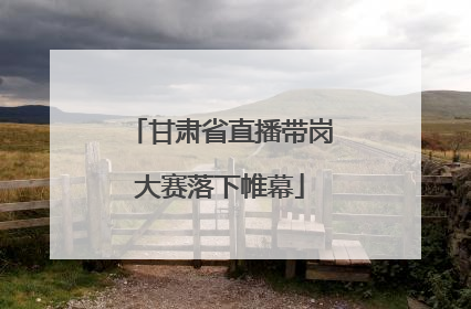 甘肃省直播带岗大赛落下帷幕