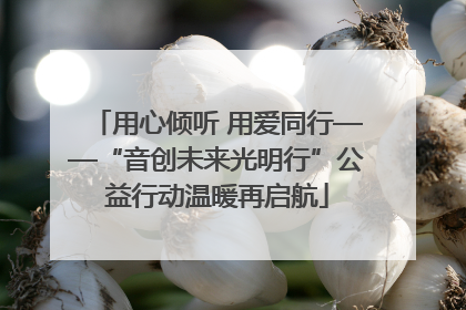 用心倾听 用爱同行——“音创未来光明行”公益行动温暖再启航