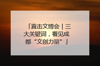 直击文博会｜三大关键词，看见成都“文创力量”