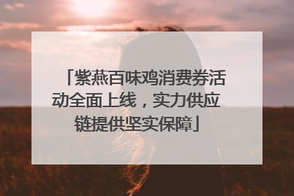 紫燕百味鸡消费券活动全面上线，实力供应链提供坚实保障