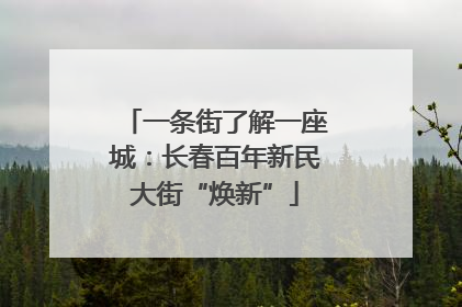 一条街了解一座城：长春百年新民大街“焕新”