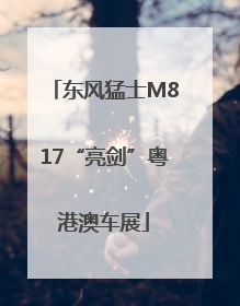 东风猛士M817“亮剑”粤港澳车展