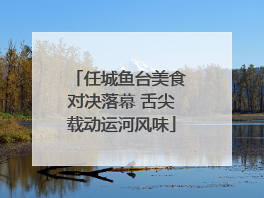 任城鱼台美食对决落幕 舌尖载动运河风味
