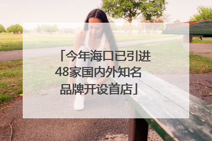 今年海口已引进48家国内外知名品牌开设首店