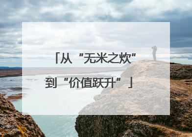 从“无米之炊”到“价值跃升”