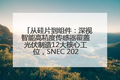 从硅片到组件：深视智能高精度传感器覆盖光伏制造12大核心工位，SNEC 2025诚邀见证