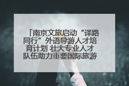 南京文旅启动“译路同行”外语导游人才培育计划 壮大专业人才队伍助力重要国际旅游目的地建设