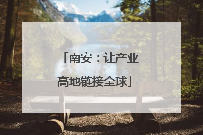 南安：让产业高地链接全球