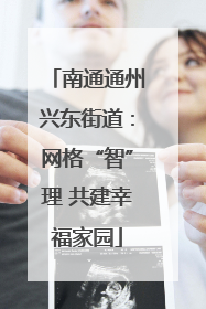南通通州兴东街道：网格“智”理 共建幸福家园