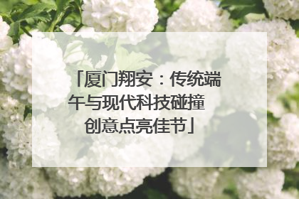 厦门翔安：传统端午与现代科技碰撞 创意点亮佳节