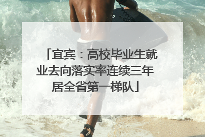 宜宾：高校毕业生就业去向落实率连续三年居全省第一梯队