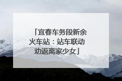 宜春车务段新余火车站：站车联动劝返离家少女
