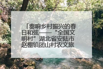 奏响乡村振兴的春日和弦——“全国文明村”湖北省安陆市赵棚镇团山村农文旅融合发展见闻