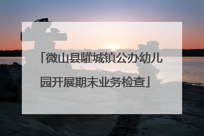 微山县驩城镇公办幼儿园开展期末业务检查