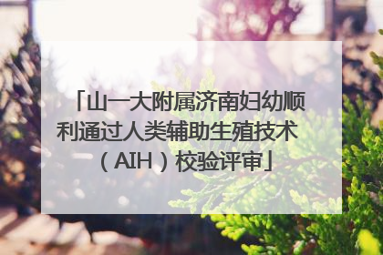 山一大附属济南妇幼顺利通过人类辅助生殖技术（AIH）校验评审
