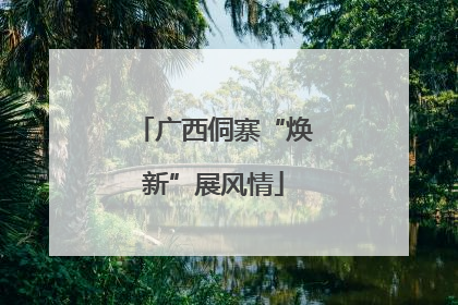 广西侗寨“焕新”展风情