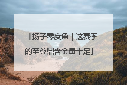 扬子零度角｜这赛季的至尊鼎含金量十足