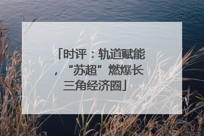 时评：轨道赋能，“苏超”燃爆长三角经济圈