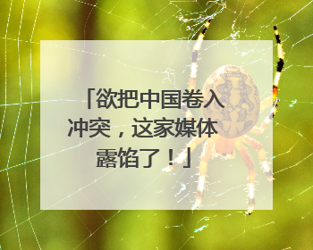 欲把中国卷入冲突，这家媒体露馅了！