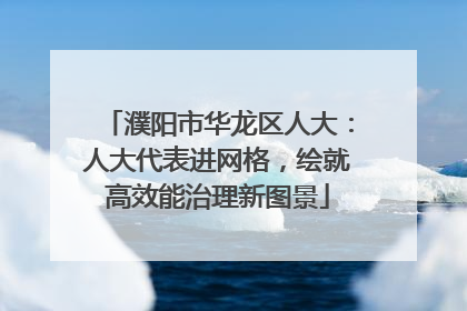 濮阳市华龙区人大：人大代表进网格，绘就高效能治理新图景