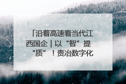 沿着高速看当代江西国企｜以“智”提“质”！贵冶数字化转型迈出新步伐