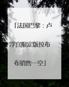 法国巴黎：卢浮宫限定版拉布布销售一空