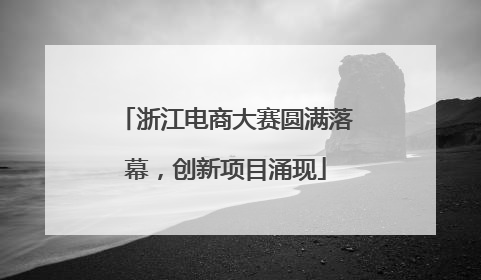 浙江电商大赛圆满落幕，创新项目涌现