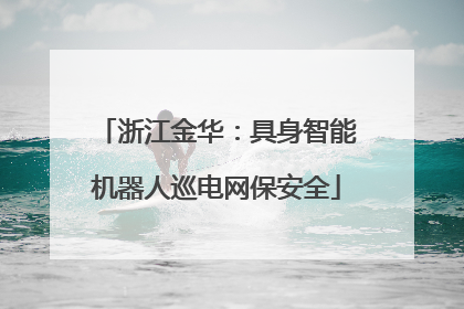 浙江金华：具身智能机器人巡电网保安全