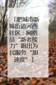 肥城市新城街道河西社区：网格员“新老接力”跑出为民服务“加速度”
