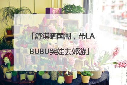 舒淇晒国潮，带LABUBU哭娃去郊游