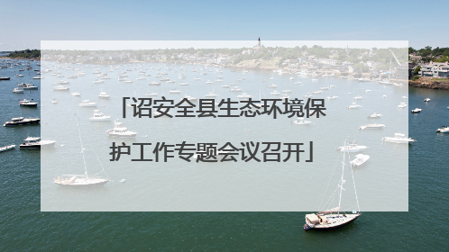 诏安全县生态环境保护工作专题会议召开