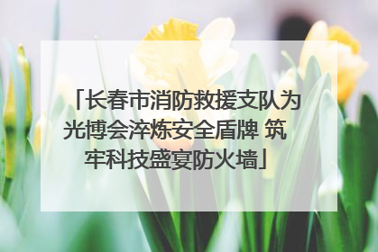 长春市消防救援支队为光博会淬炼安全盾牌 筑牢科技盛宴防火墙