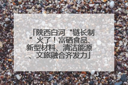 陕西白河“链长制”火了！富硒食品、新型材料、清洁能源、文旅融合齐发力
