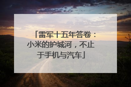 雷军十五年答卷：小米的护城河，不止于手机与汽车