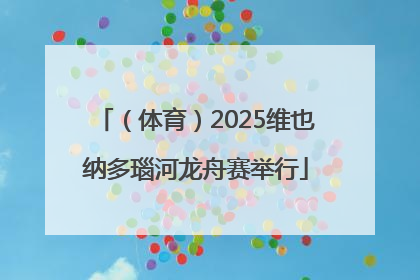 （体育）2025维也纳多瑙河龙舟赛举行