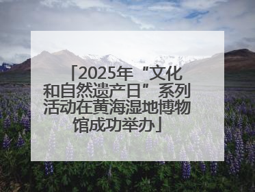 2025年“文化和自然遗产日”系列活动在黄海湿地博物馆成功举办