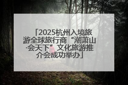 2025杭州入境旅游全球旅行商“潮萧山·会天下”文化旅游推介会成功举办