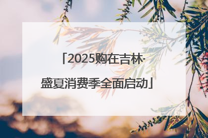 2025购在吉林·盛夏消费季全面启动