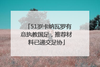 51岁卡纳瓦罗有意执教国足，推荐材料已递交足协